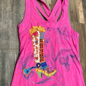 Double D Ranch Embroidery Cowboy Y2K Sweetheart Western Maxi Knit Dress Size L